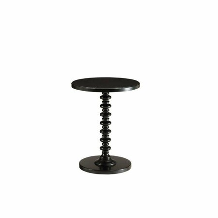 HOMEROOTS 22 x 17 x 17 in. Acton Side Table Black 286293